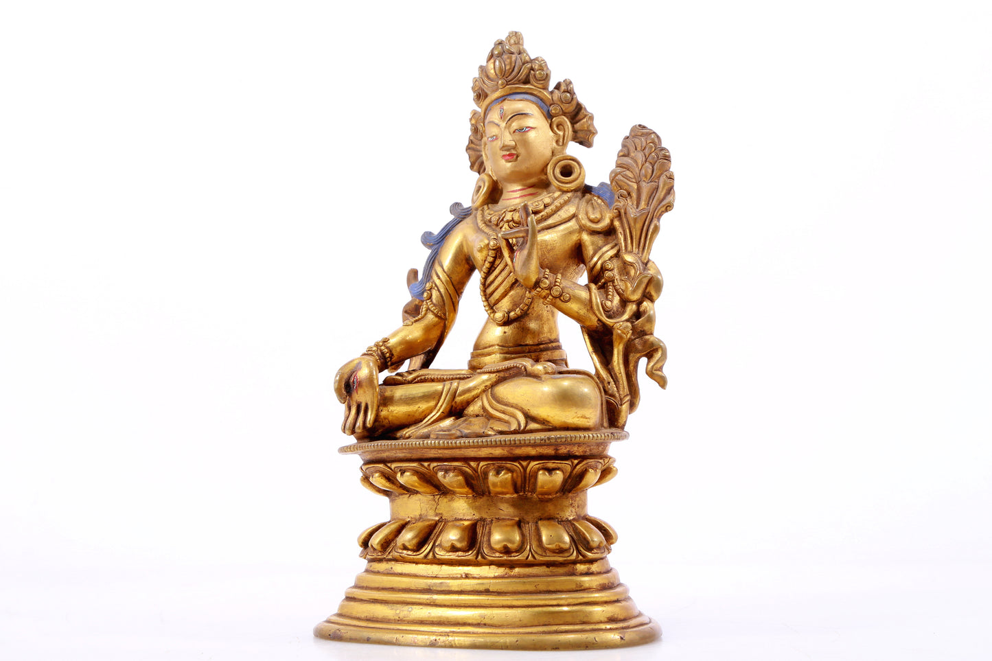 A Magnificent Gilt-Bronze Figure Of White Tara