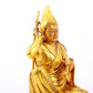 A gilt bronze statue of Tsongkhapa