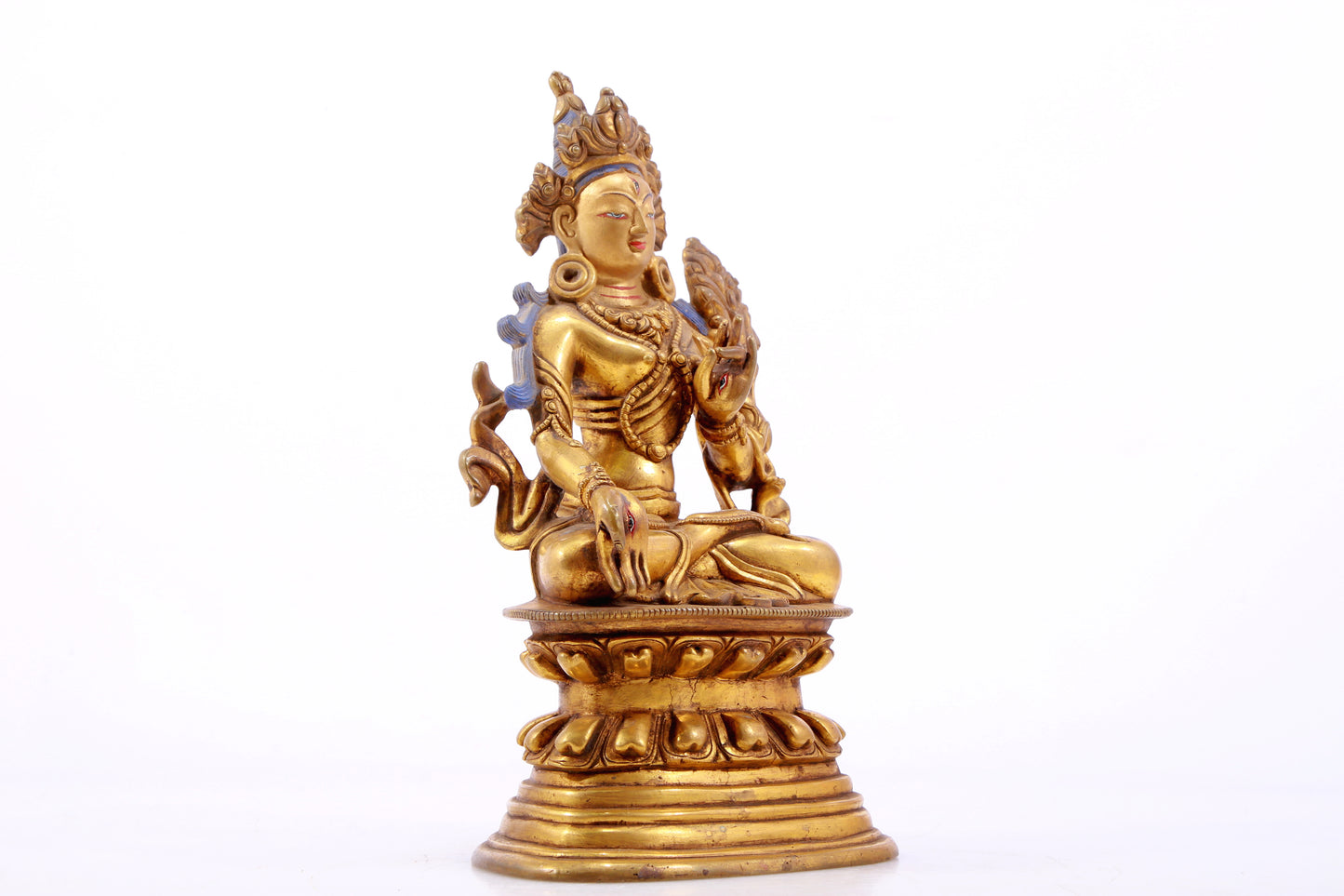 A Magnificent Gilt-Bronze Figure Of White Tara