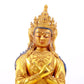 A gilt bronze statue of Bodhisattva