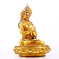 A gilt bronze statue of Bodhisattva