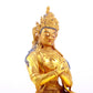 A gilt bronze statue of Bodhisattva