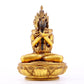 A gilt bronze statue of Bodhisattva