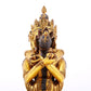 A gilt bronze statue of Bodhisattva