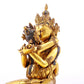 A gilt bronze statue of Bodhisattva