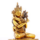 A gilt bronze statue of Bodhisattva