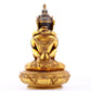 A gilt bronze statue of Bodhisattva