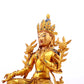 A Splendid Gilt-Bronze Gem-Inlaid Figure Of Green Tara