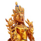 A Splendid Gilt-Bronze Gem-Inlaid Figure Of Green Tara