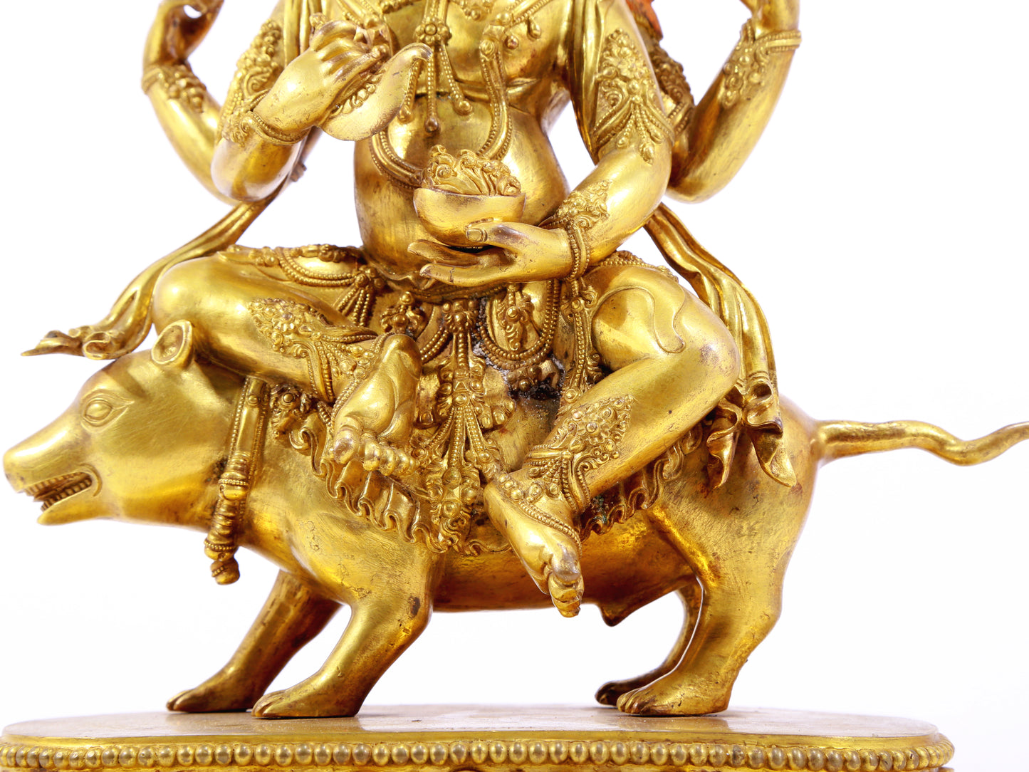A Wonderful Gilt-Bronze Figure Of Anna-Vinivarta