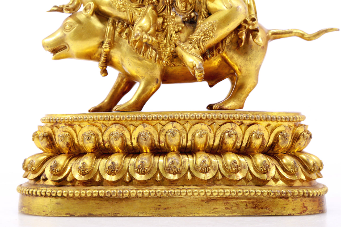 A Wonderful Gilt-Bronze Figure Of Anna-Vinivarta