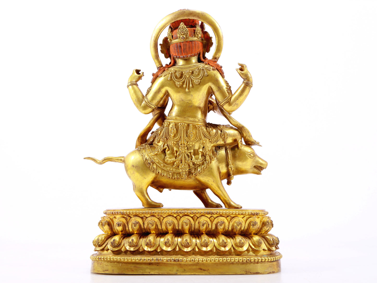 A Wonderful Gilt-Bronze Figure Of Anna-Vinivarta