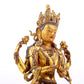 A Wonderful Gilt-Bronze Figure Of Four-Armed Avalokiteshvara