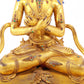 Wonderful Gilt-Bronze Gem-Inlaid Figure Of Vajrasattva