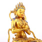 Wonderful Gilt-Bronze Gem-Inlaid Figure Of Vajrasattva