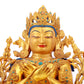 A Wonderful Gilt-Bronze Gem-Inlaid Figure Of Bodhisattva