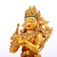 A Wonderful Gilt-Bronze Gem-Inlaid Figure Of Bodhisattva