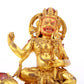 A Wonderful Gilt-Bronze Figure Of Vajrapani Seated On A Dragon