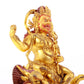 A Wonderful Gilt-Bronze Figure Of Vajrapani Seated On A Dragon