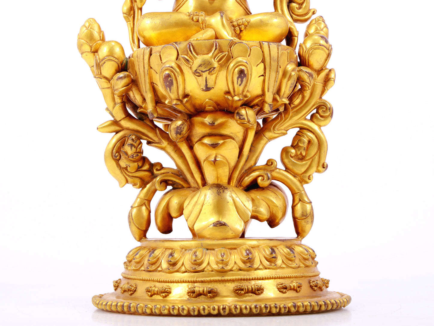 A Wonderful Gilt-Bronze Figure Of Vajrapani