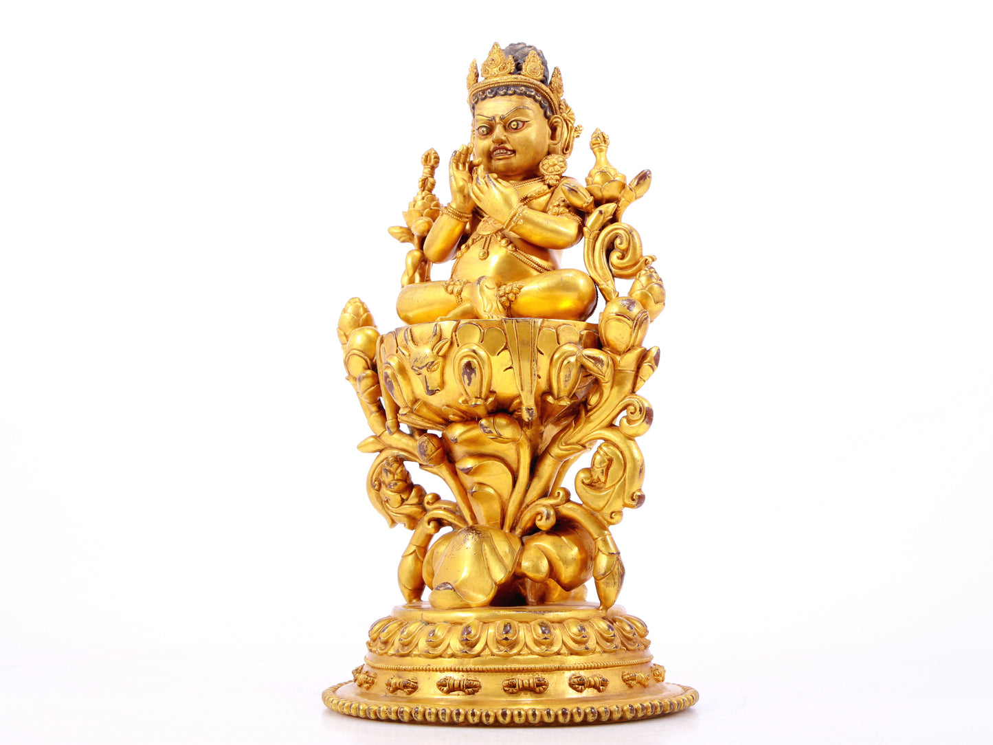 A Wonderful Gilt-Bronze Figure Of Vajrapani