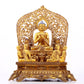 A Splendid Gilt-Bronze Figure Of Buddha Shakyamuni