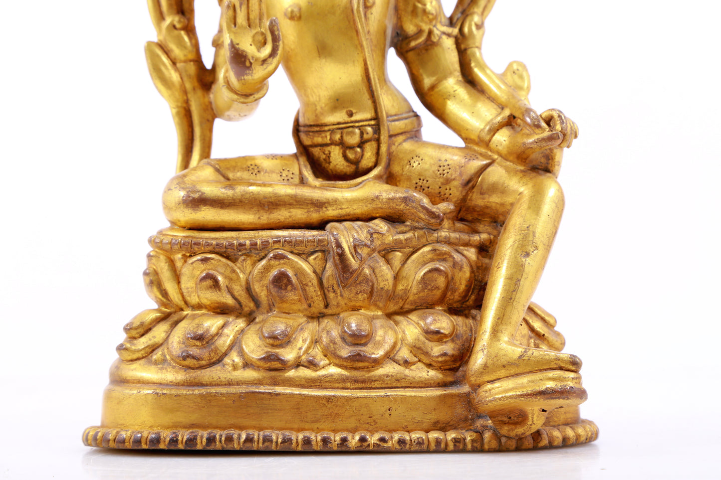 A Magnificent Gilt-Bronze Figure Of Green Tara