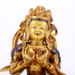 A gilt bronze statue of the Buddha