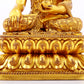 A Wonderful Set Of Three Gilt-Bronze Figures Of Bodhisattva
