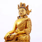 A Wonderful Set Of Three Gilt-Bronze Figures Of Bodhisattva