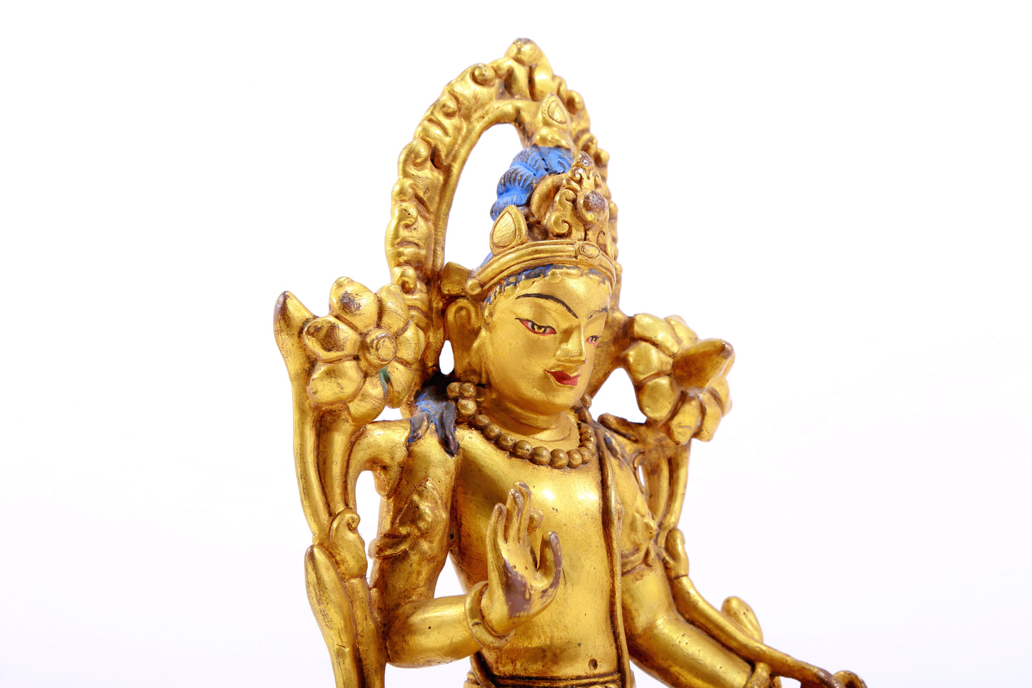 A Magnificent Gilt-Bronze Figure Of Green Tara