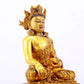 A Wonderful Set Of Three Gilt-Bronze Figures Of Bodhisattva