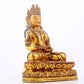 A gilt bronze statue of Amitayus Buddha inlaid with hundreds of treasures