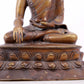 A gilt bronze statue of Gautama Buddha