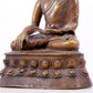 A gilt bronze statue of Gautama Buddha