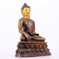 A gilt bronze statue of Gautama Buddha