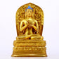 A Splendid Gilt-Bronze Figure Of Buddha Shakyamuni