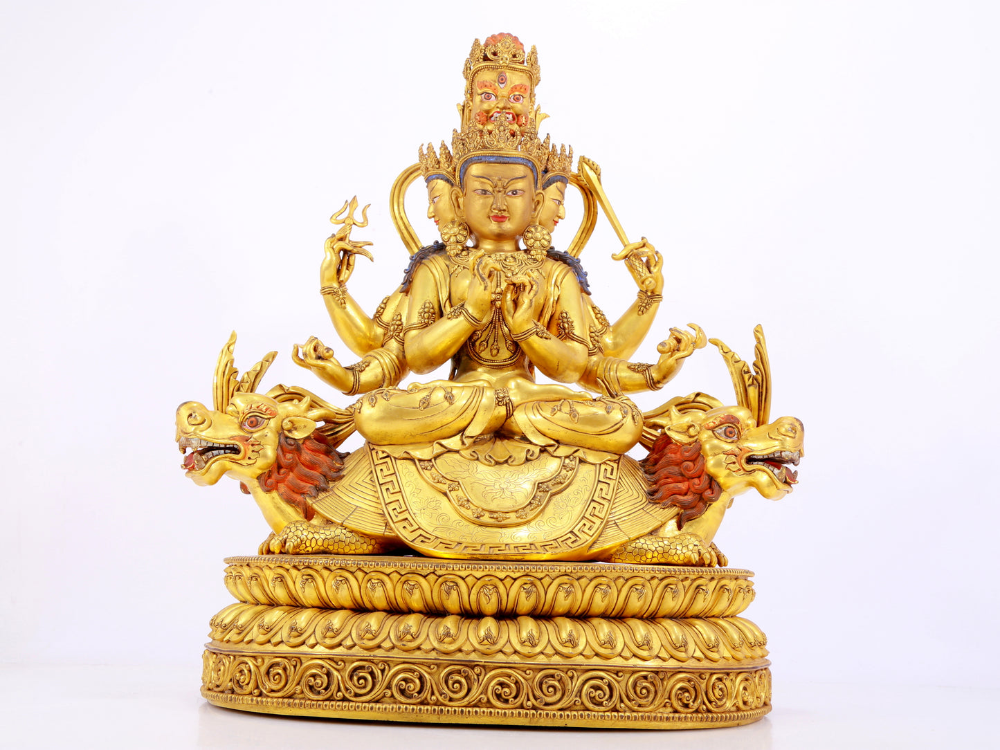 A Splendid Gilt-Bronze Figure Of Dakini