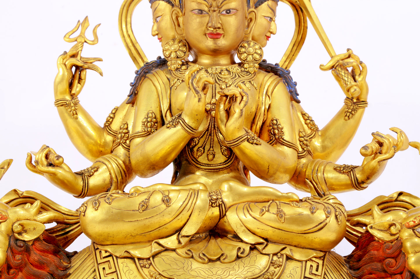 A Splendid Gilt-Bronze Figure Of Dakini