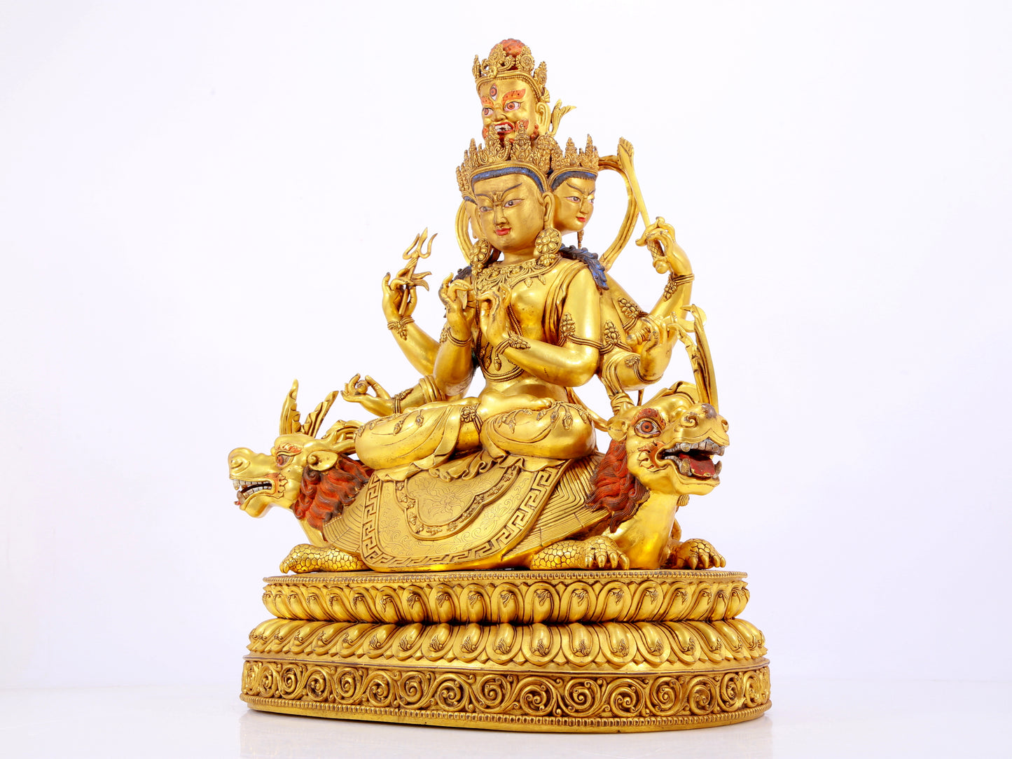 A Splendid Gilt-Bronze Figure Of Dakini