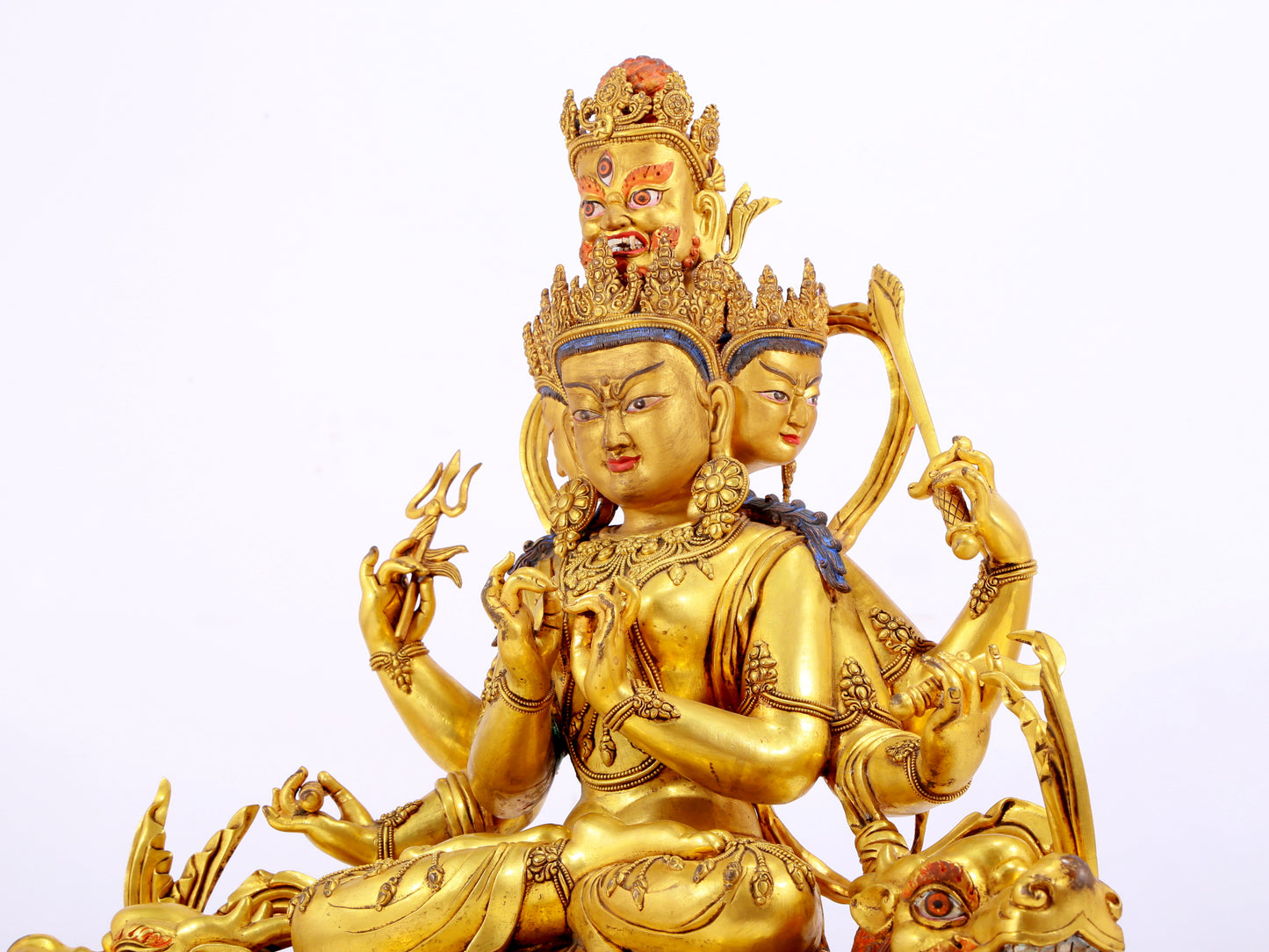 A Splendid Gilt-Bronze Figure Of Dakini