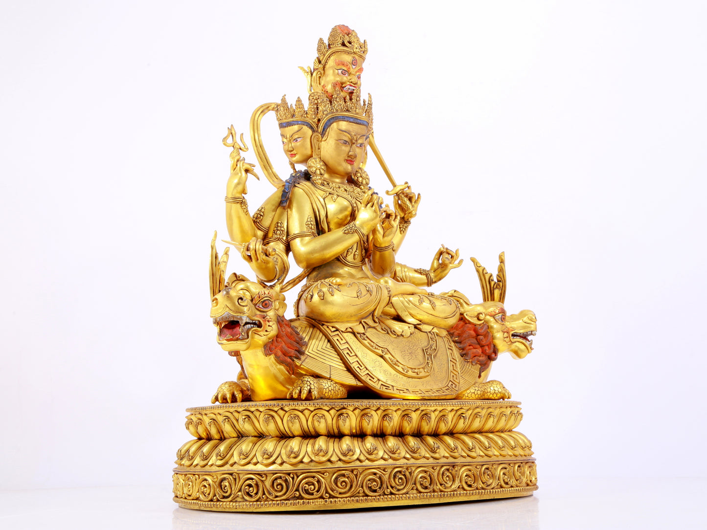 A Splendid Gilt-Bronze Figure Of Dakini