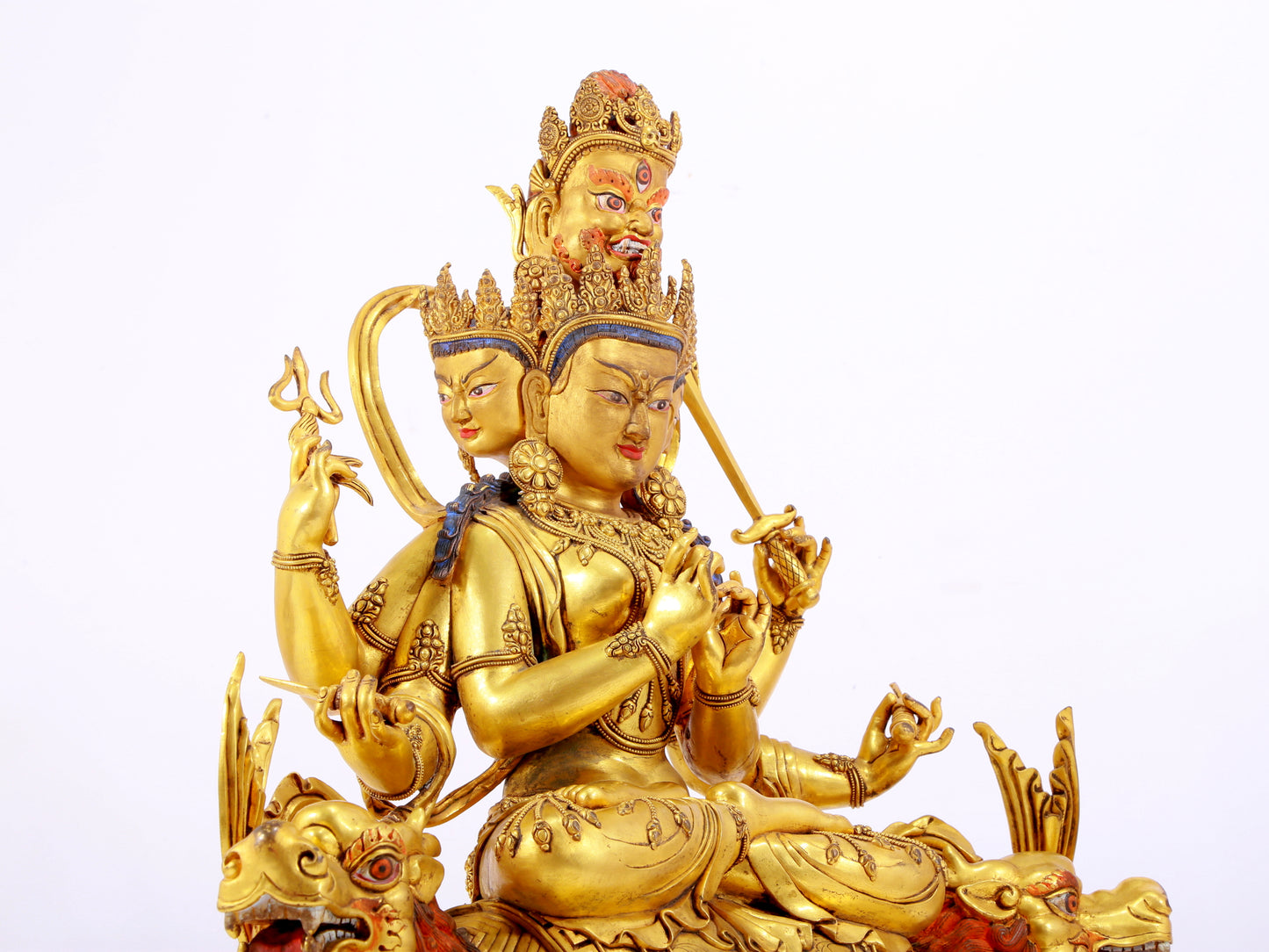 A Splendid Gilt-Bronze Figure Of Dakini