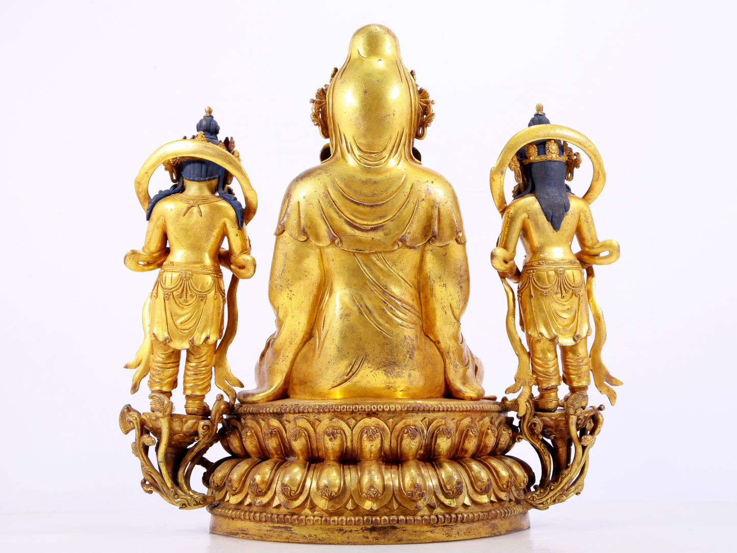 Splendid Gilt-Bronze Figure Of Bodhisattva