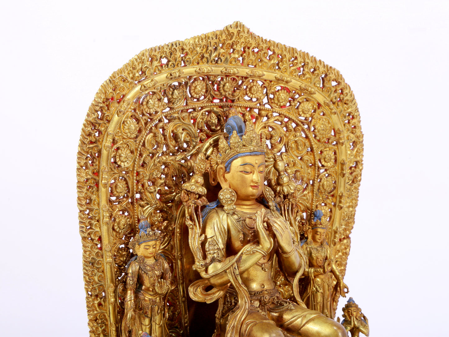 Splendid Gilt-Bronze Figure Of Bodhisattva