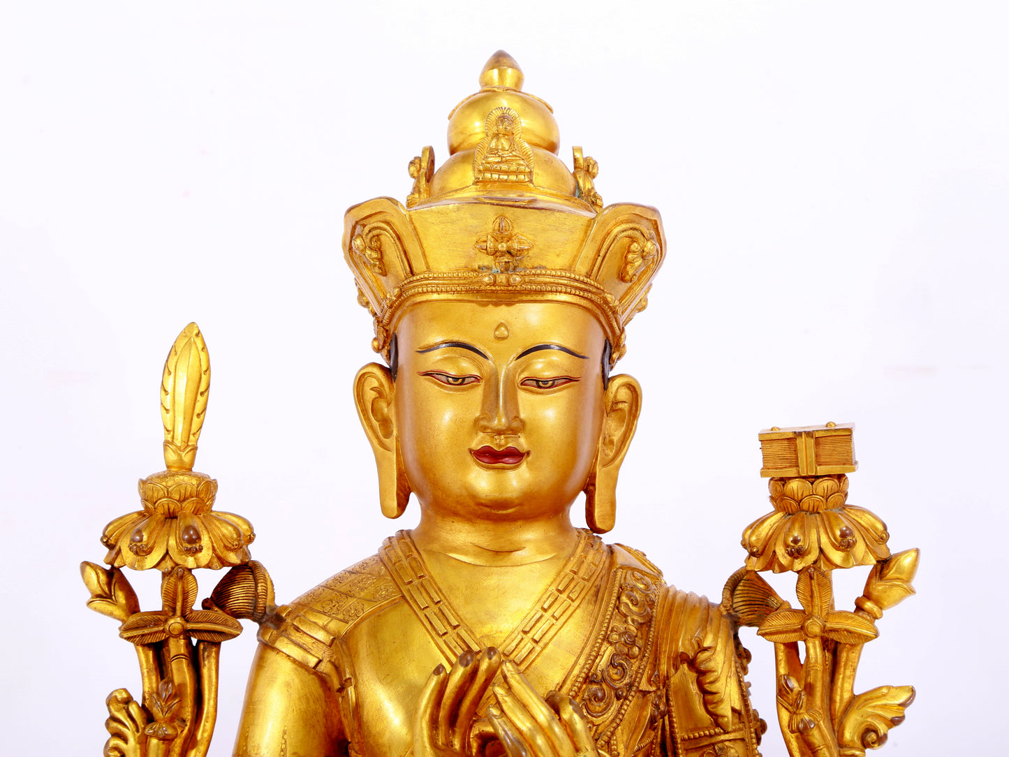 Splendid Gilt-Bronze Figure Of Brog.Mi