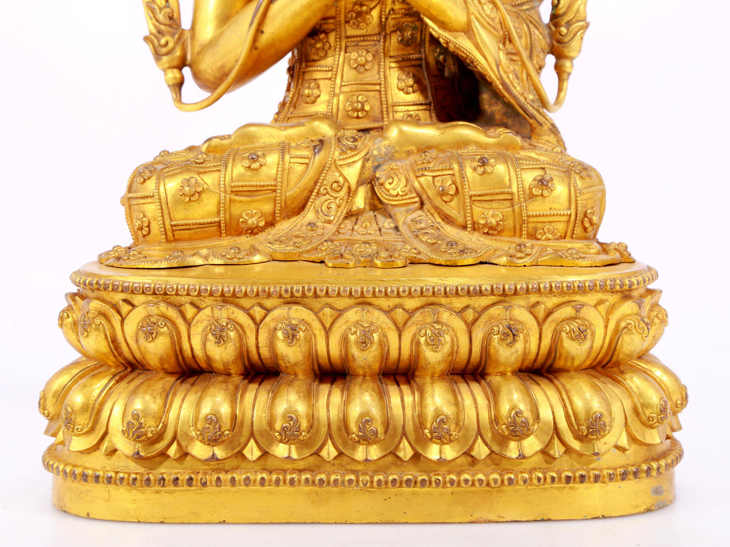 Splendid Gilt-Bronze Figure Of Brog.Mi