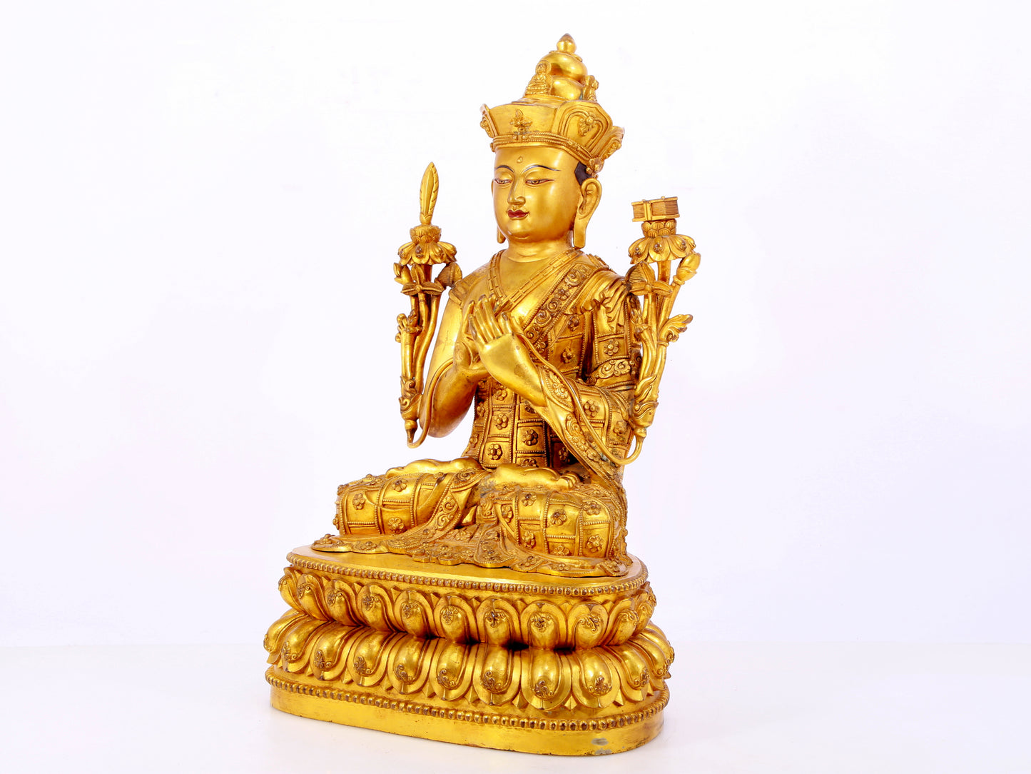 Splendid Gilt-Bronze Figure Of Brog.Mi