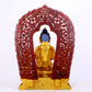A Splendid Gilt-Bronze Figure Of Buddha Shakyamuni