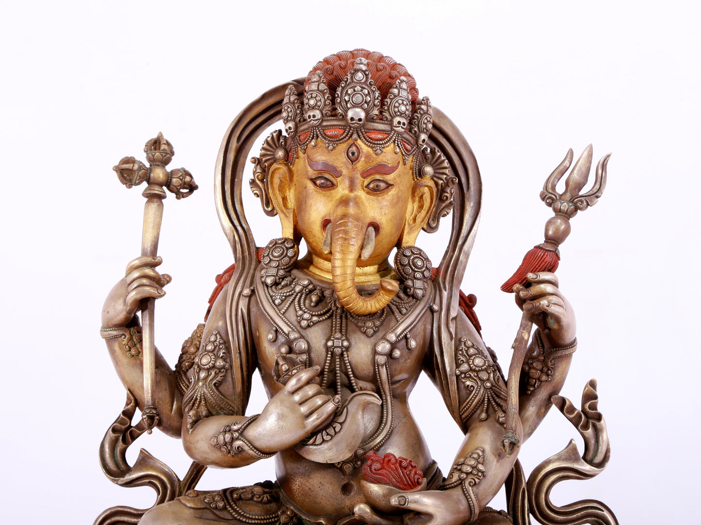 A Splendid Gilt-Bronze Figure Of Anna-Vinivarta